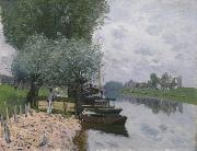 Alfred Sisley La Seine a Bougival Sweden oil painting artist